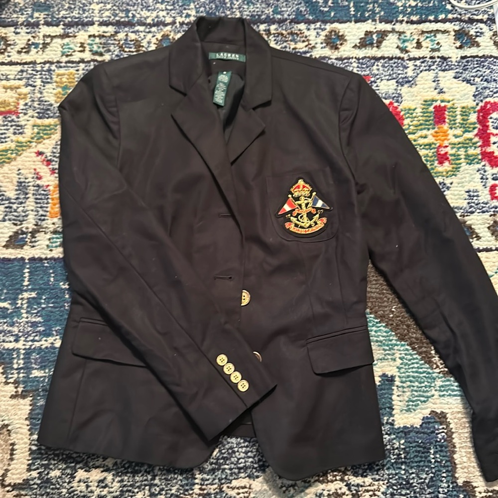 Black like new Ralph Lauren Blazer! BEAUTIFUL CONDITION!